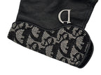 Dior Trotter Line Gloves Canvas Jeepskin D Charm Navy Black — view 5