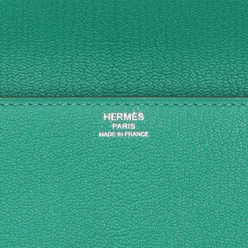Hermes Sinetic Chevre a Engraved Clutch Bag — view 4