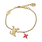 Louis Vuitton Bracelet Iconic Gold Pink M1138 — view 3