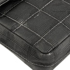 Chanel New Travel Line Chain Shoulder Bag Nylon Black Hardware 7 Digits — view 9
