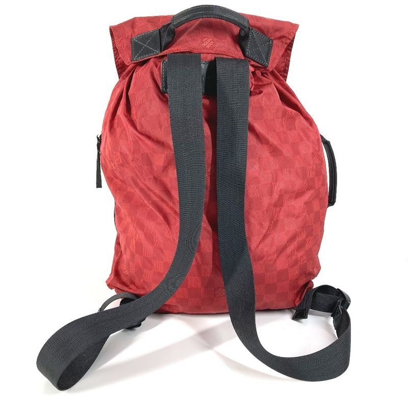 Louis Vuitton Backpack Light Pack Nylon Red — view 2