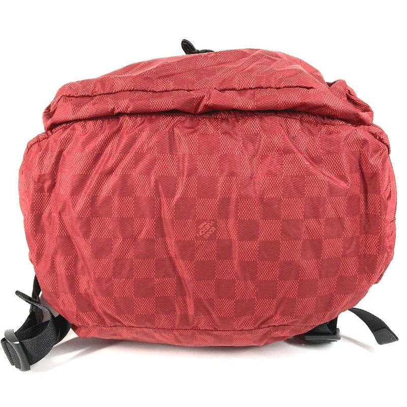 Louis Vuitton Backpack Light Pack Nylon Red — view 4