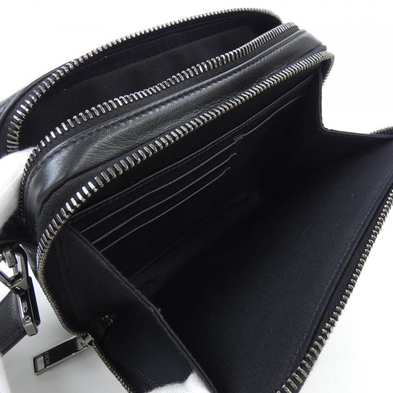 Christian Dior Bag Crossbody Leather Black Purse — view 6