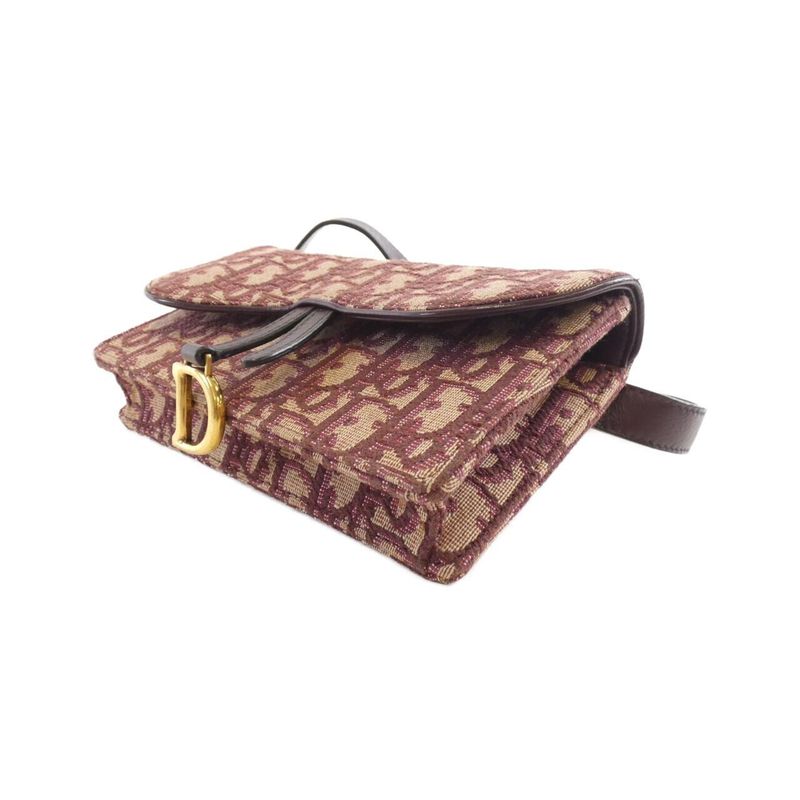 Christian Dior Oblique Saddle Belt Bag S5619 Ctzq Waist — view 3