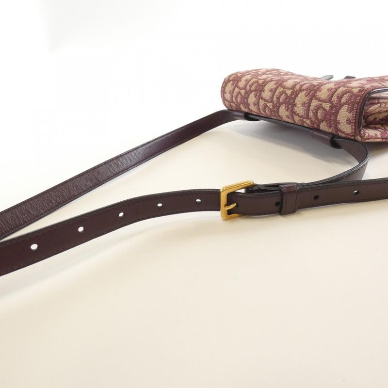 Christian Dior Oblique Saddle Belt Bag S5619 Ctzq Waist — view 6