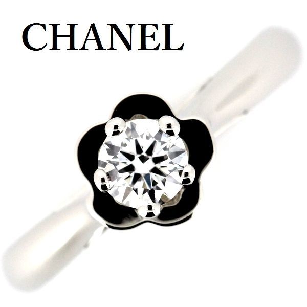 Chanel Camellia Collection Diamond 026 CT D-Vvs 1-3 ex Ring Pt950 45 — view 3
