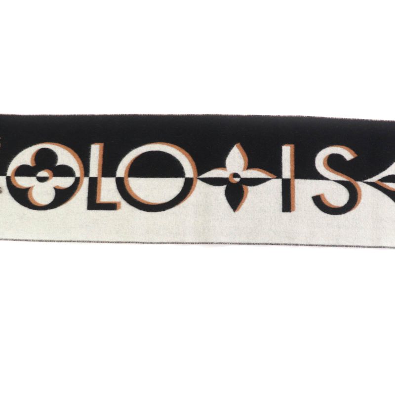 Louis Vuitton 2024 Scarf Duo Infinity Cashmere Blend Noir Black Current — view 7