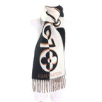 Louis Vuitton 2024 Scarf Duo Infinity Cashmere Blend Noir Black Current — view 4