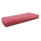 Hermes Azap Long Classic Ruby Vaux Epson Round Zip Wallet Engraved — view 4