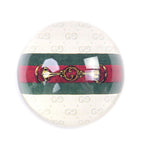 Gucci Glass Horsebit Sherry Line Interlocking G Paperweight Clear — view 5