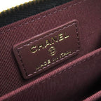 Chanel Classic Coin Purse Caviar Leather Coco Mark Zip Case — view 8