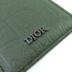 Christian Dior Saddle Logo Magnet Gravity Leather Card Holder Case — view 7