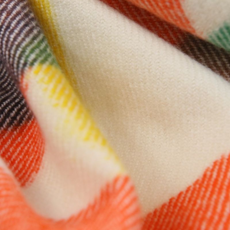 Hermes Ikat Zigzag Cashmere Scarf Multicolor 23SS — view 8