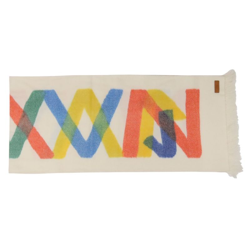 Hermes Ikat Zigzag Cashmere Scarf Multicolor 23SS — view 6
