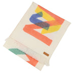 Hermes Ikat Zigzag Cashmere Scarf Multicolor 23SS — view 5