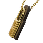 Hermes Eau Kelly Pendant Necklace Etoupe Gold Color — view 5