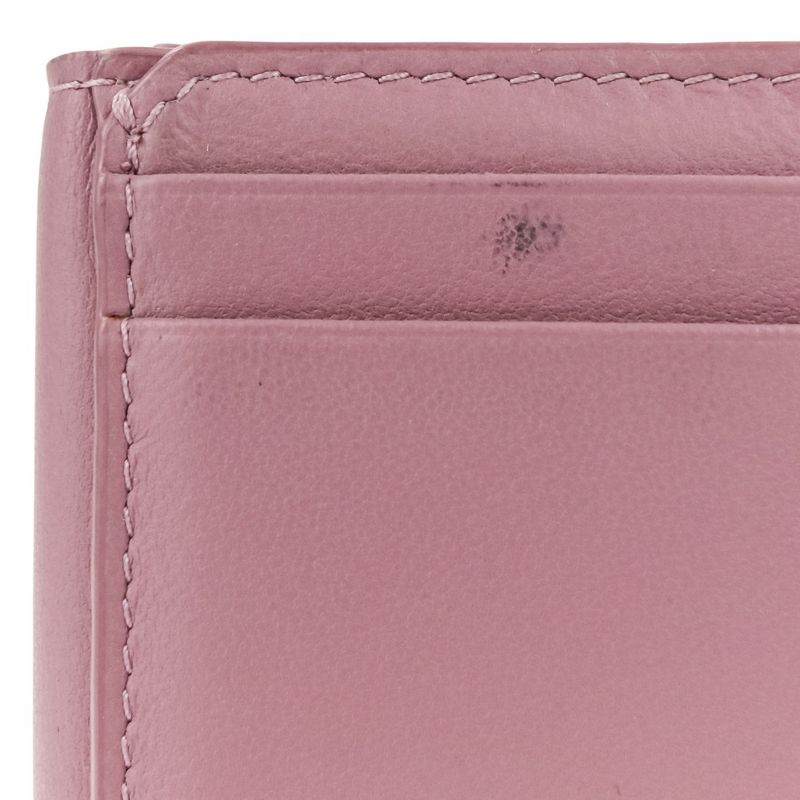 Christian Dior Lady Canaje Lotus Wallet Trifold Lavender — view 8