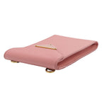 Prada Saffiano Leather Chain Shoulder Bag Pochette 1 Bp050 Pink — view 6