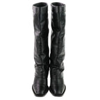 Fendi Current Model Minerva Leather Long Boots 36 8 W8566 — view 2