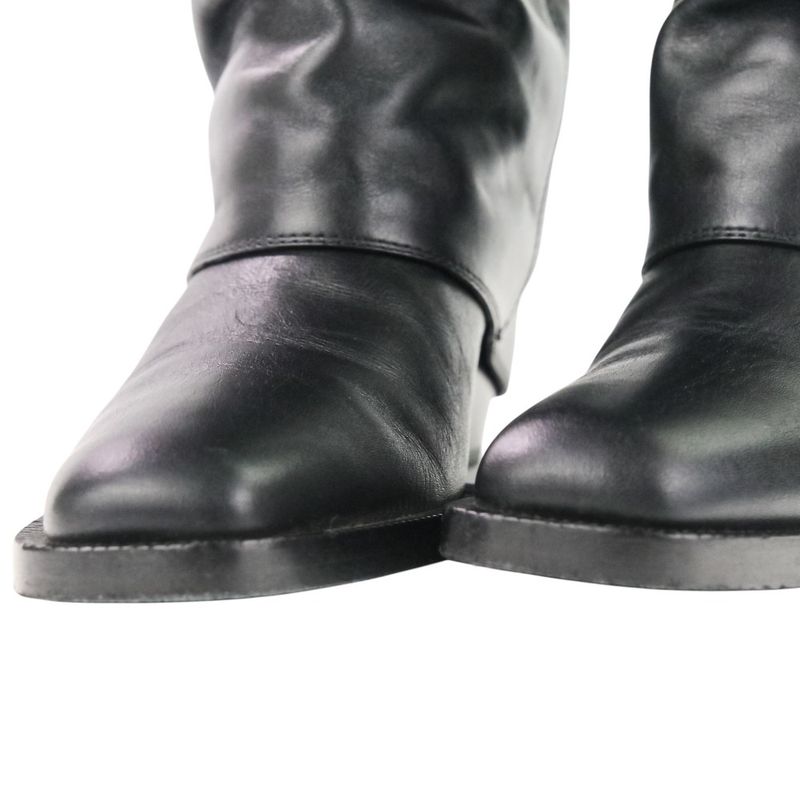 Fendi Current Model Minerva Leather Long Boots 36 8 W8566 — view 9
