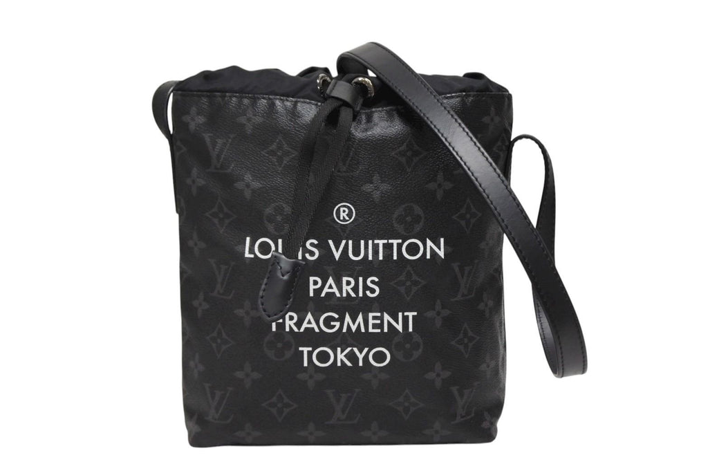 Louis Vuitton Monogram Eclipse Fragment Nano Shoulder Bag Black