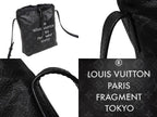 Louis Vuitton Monogram Eclipse Fragment Nano Shoulder Bag Black — view 3