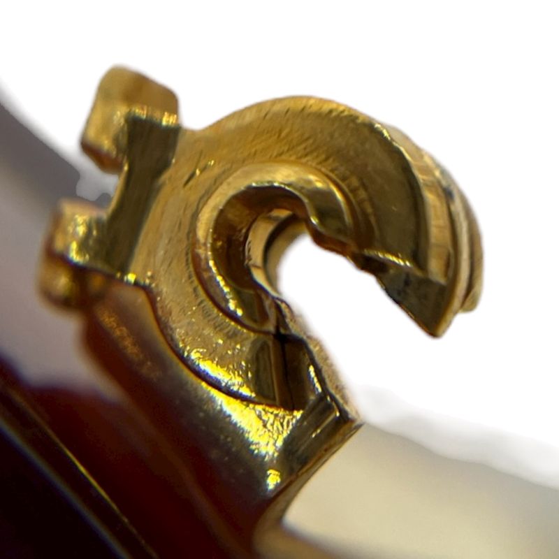 Chanel Brooch 95 P Coco Mark Clover Gold Vintage — view 4