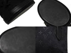 Louis Vuitton Monogram Satin Little Bucket Handbag Leather Black Silver — view 7