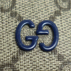 Gucci GG Trifold Wallet With Detailing Beige Blue — view 9