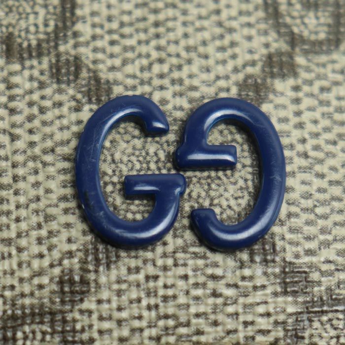 Gucci GG Trifold Wallet With Detailing Beige Blue — view 9