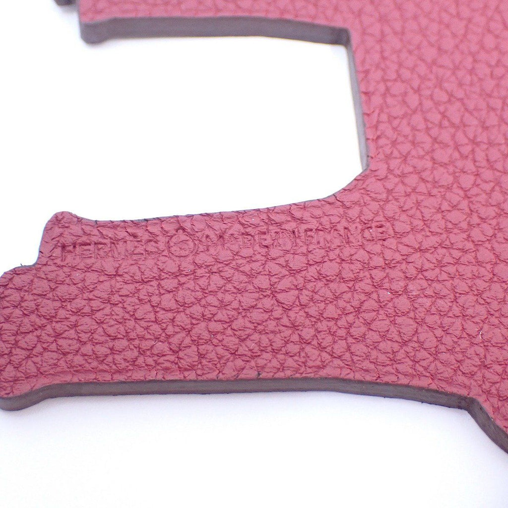 Hermes Petit Ash Elephant Red Brown Pendant — view 3