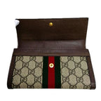Gucci GG Continental Wallet Long Supreme Canvas Calf Leather — view 5