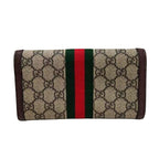 Gucci GG Continental Wallet Long Supreme Canvas Calf Leather — view 2