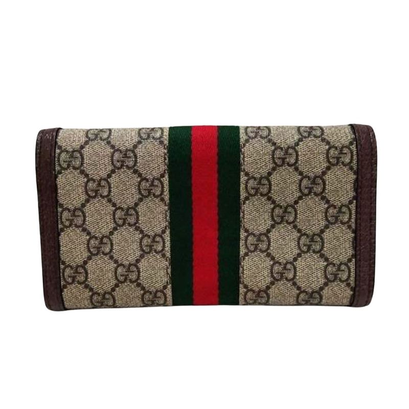 Gucci GG Continental Wallet Long Supreme Canvas Calf Leather — view 2