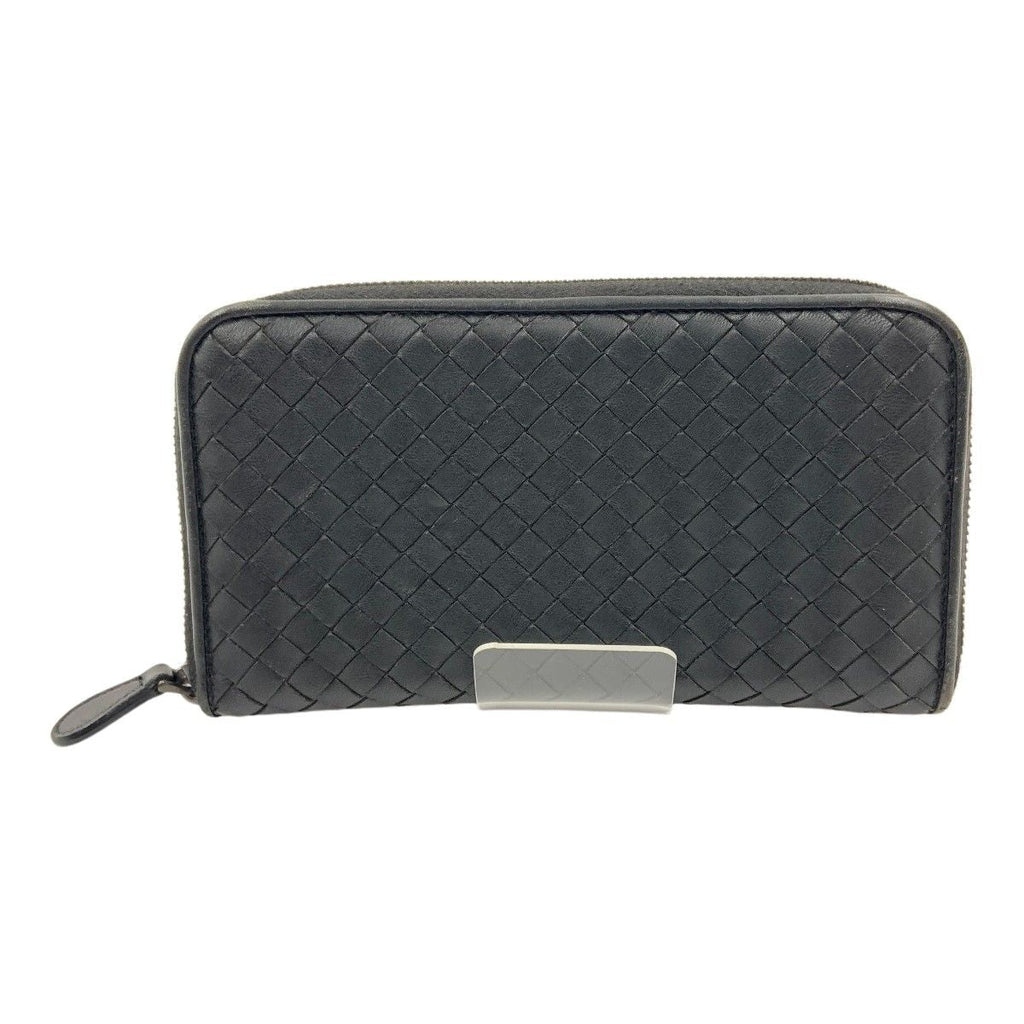 Bottega Veneta Intrecciato Round Zipper Long Wallet — view 2