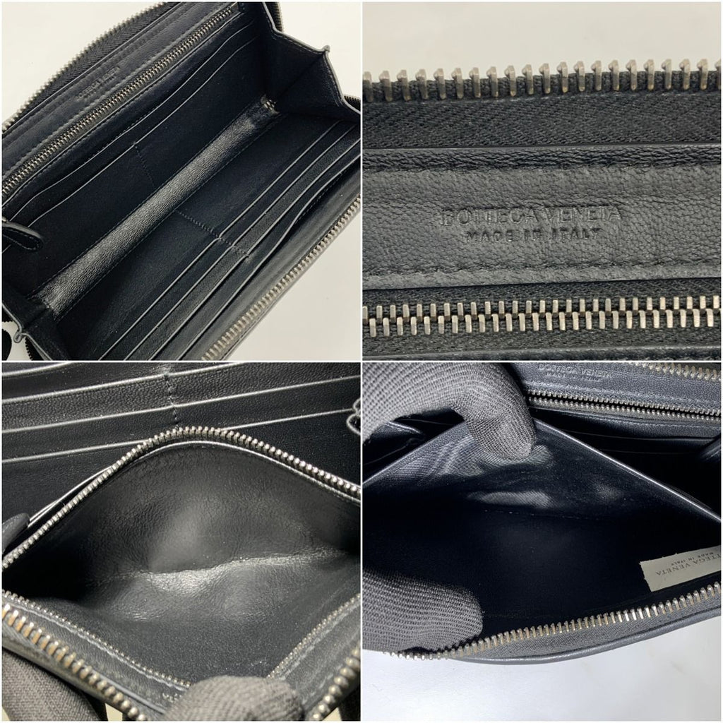 Bottega Veneta Intrecciato Round Zipper Long Wallet — view 6