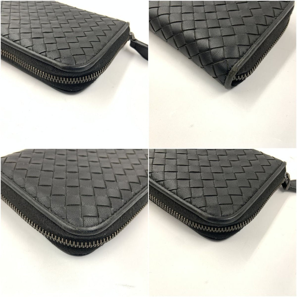 Bottega Veneta Intrecciato Round Zipper Long Wallet — view 4