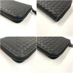 Bottega Veneta Intrecciato Round Zipper Long Wallet — view 4