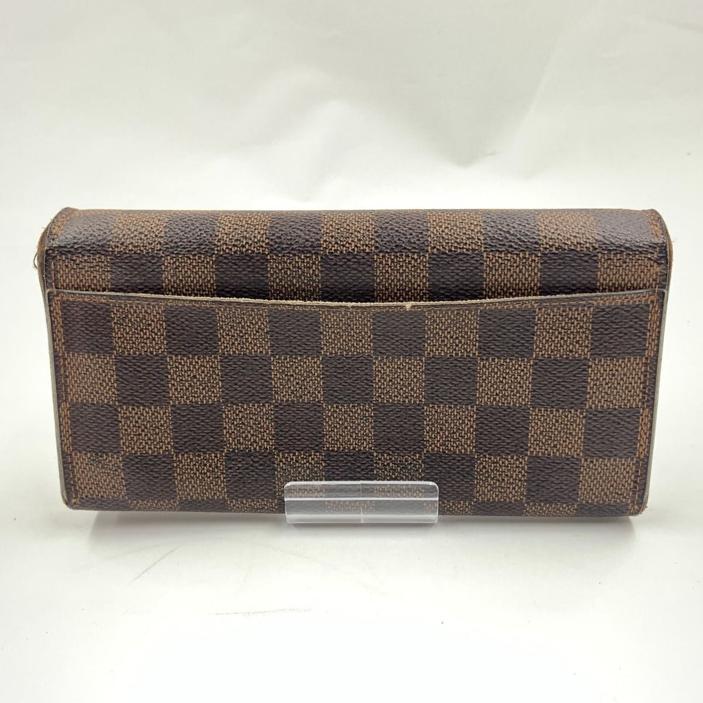 Louis Vuitton Damier Portefeuille Sarah Bifold Wallet with Initials — view 2