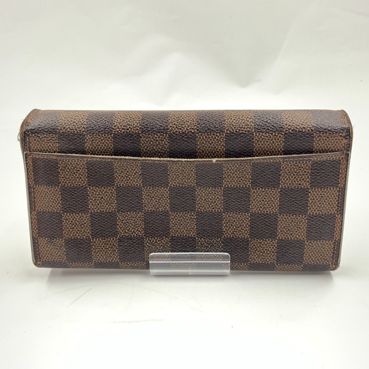 Louis Vuitton Damier Portefeuille Sarah Bifold Wallet with Initials — view 2
