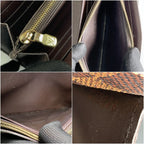 Louis Vuitton Damier Portefeuille Sarah Bifold Wallet with Initials — view 8