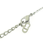 Christian Dior Shell D Logo Heart Necklace Silver — view 8