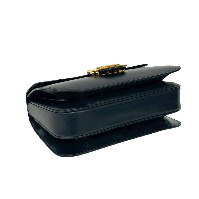 Celine Vintage Circle Logo Carriage Hardware Calf Leather — view 8