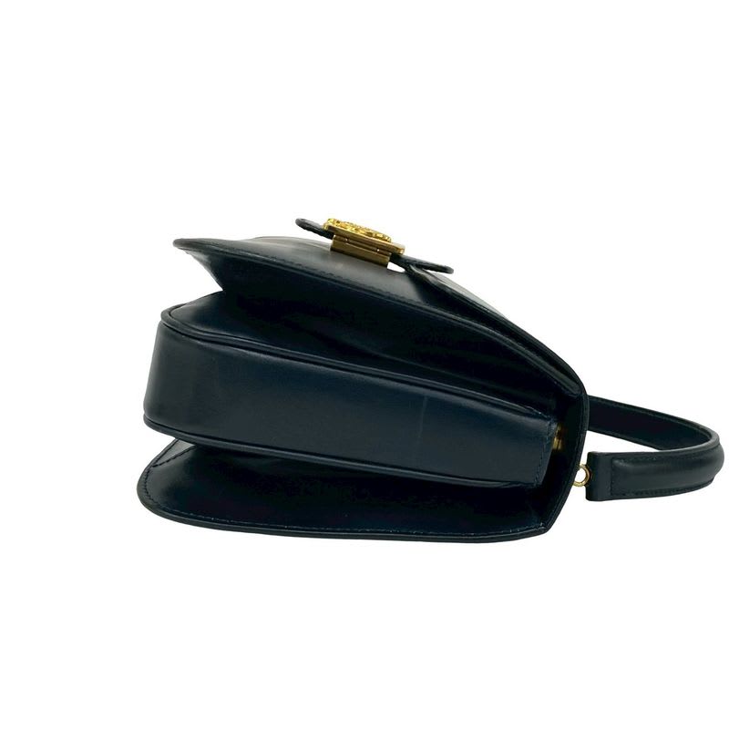Celine Vintage Circle Logo Carriage Hardware Calf Leather — view 7