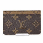 Louis Vuitton Card Case Holder Sample Business Monogram Reverse — view 4