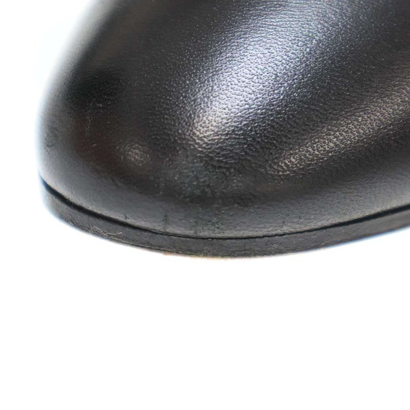 Chanel Quilted Coco Mark Heeled Short Boots Black 38 — view 7