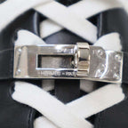 Hermes Day Sneakers Kelly Buckle Black 39 — view 8