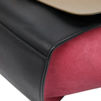 Celine Trapeze Small Tricolor Shoulder Bag 2-Way Black Multicolor — view 4