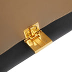 Celine Trapeze Small Tricolor Shoulder Bag 2-Way Black Multicolor — view 8