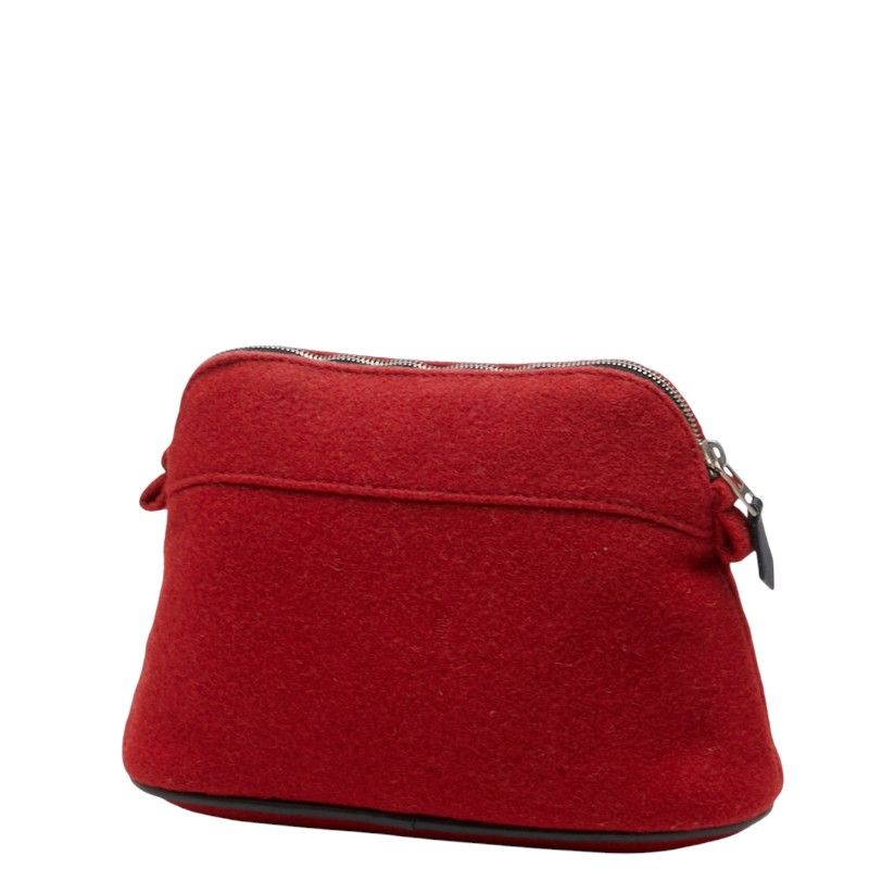 Hermes Bolide Pouch 20 Red Wool — view 2